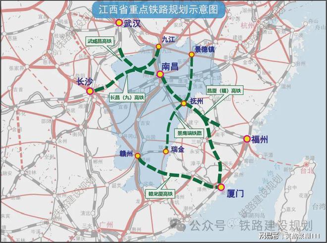 岳九铁路最新规划图，重塑区域交通格局的蓝图